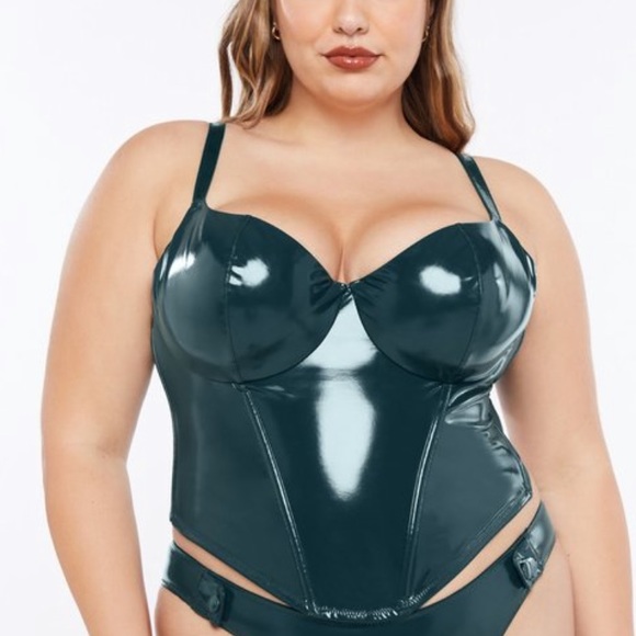 Savage X Fenty Other - Leather Tease Vinyl Bustier Savage X Fenty Fashion Show